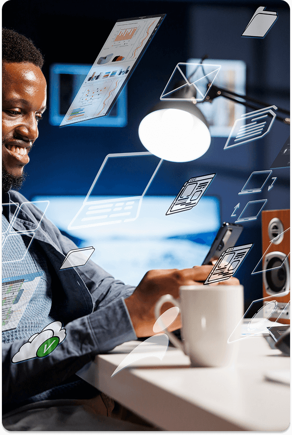 Fellowship participant in a modern chair